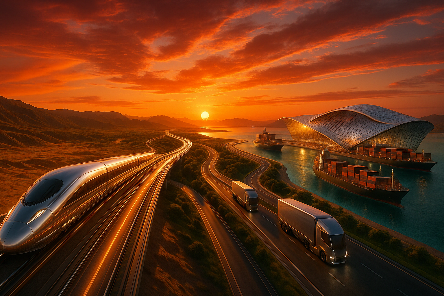 حمل‌ونقل ترکیبی در ایران: ترکیب ریل، جاده و دریا برای کاهش هزینه‌ها