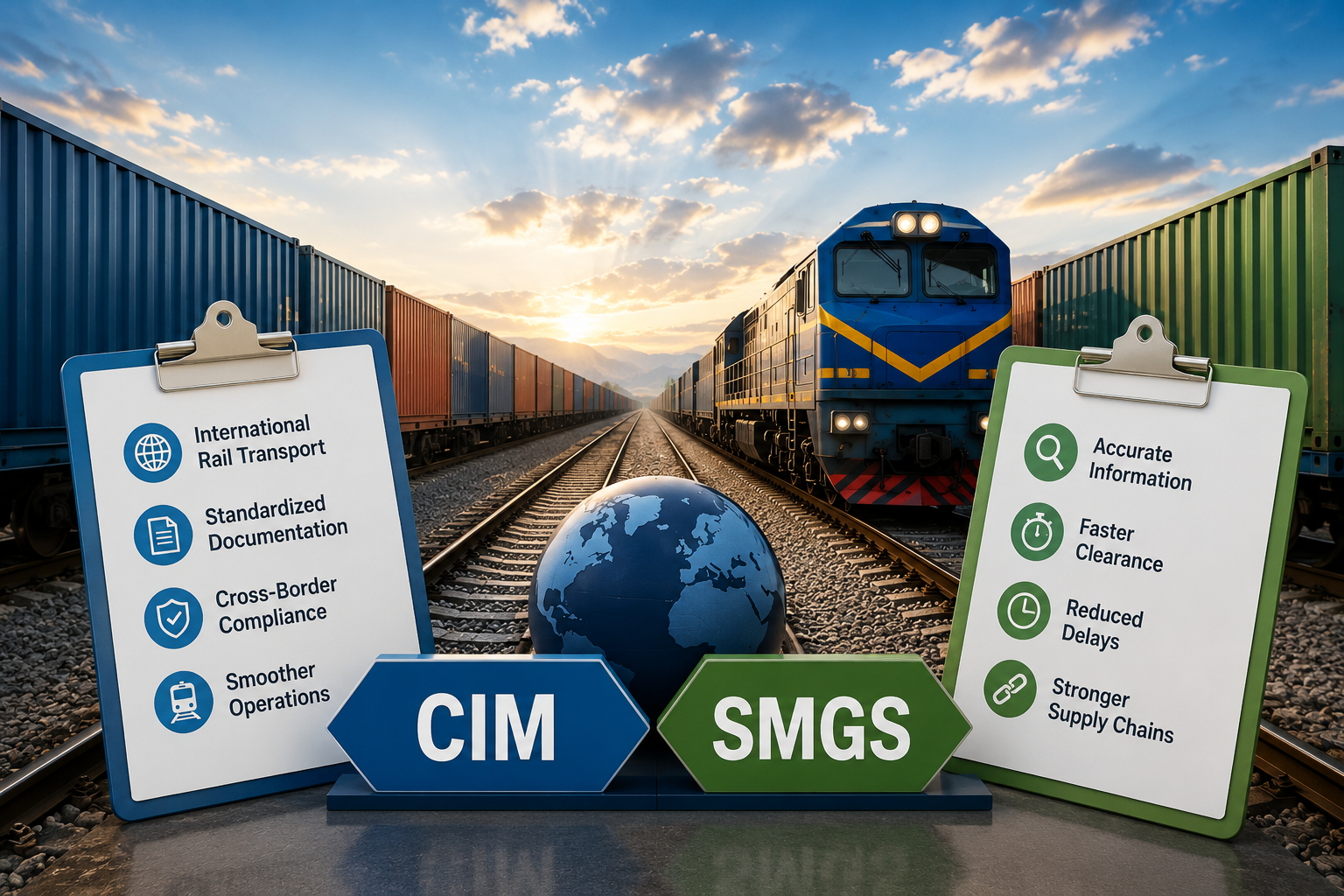 CIM vs SMGS: Which Rail Freight Consignment Note Applies to Your Shipment?