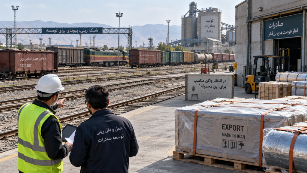 کمبود واگن باری و مسئله دسترسی و تخصیص واگن برای یک محموله در شبکه ریلی ایران